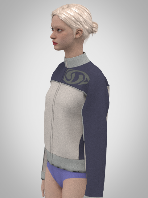 yp zip up fleece jacket - side angle.png
