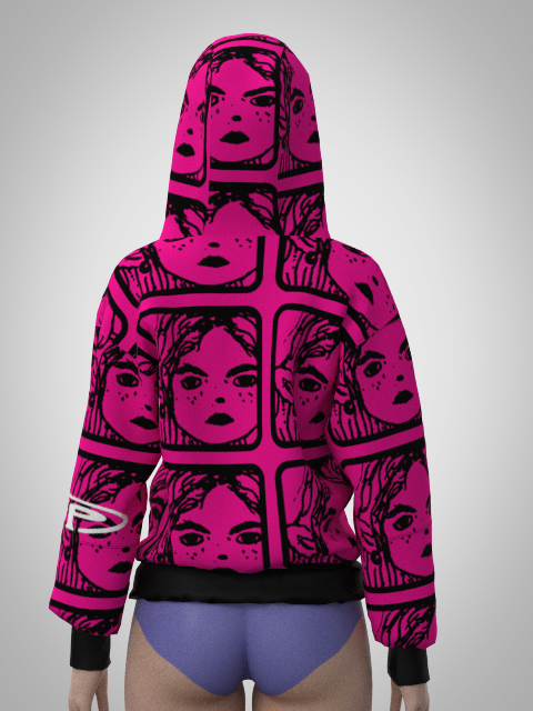 pink - hoodie - back .png